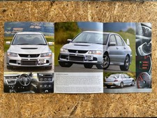 Mitsubishi Lancer Evo IX FQ-360 Brochure libretto proprietario originale OEM
