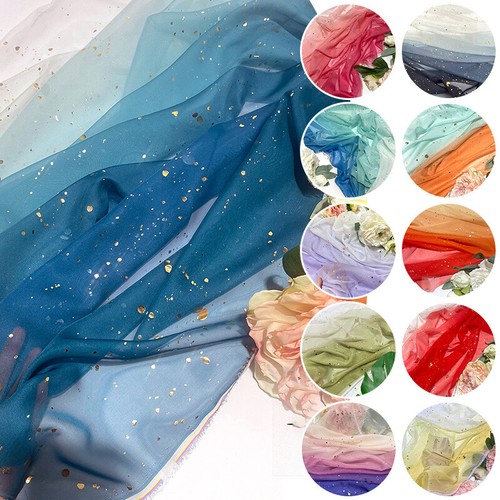 Tessuto chiffon colore sfumato