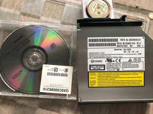 Masterizzatore dvd toshiba - cd/dvd,
