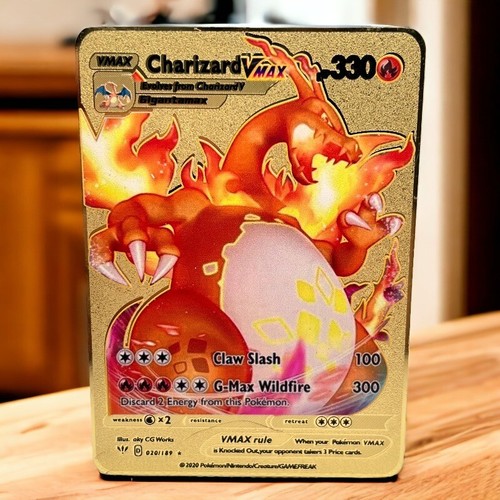 Carta charizard vmax - carta,