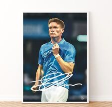 Scott McTominay Napoli Autografo Idea Regalo Scudetto Cornice Passione Serie A