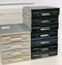 Lettore floppy disk da 3,5" 1,44 MB FDD nero - floppy drive PC retrò - testat...