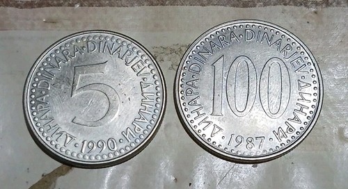 Jugoslavia federazione 100 - jugoslavia, 5-100