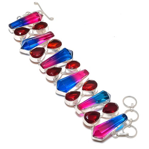 Bracciale multi tormalina - bracciale,