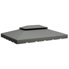 Outsunny Tetto per Gazebo 3x4