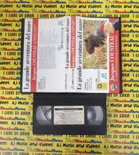 VHS film LA GRANDE AVVENTURA DEL MARE 1994 jacques cousteau DEAGOSTINI (F56)