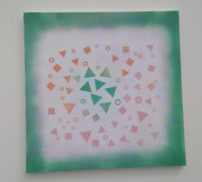 Franco Costalonga 50x50 in teka di plexiglas 