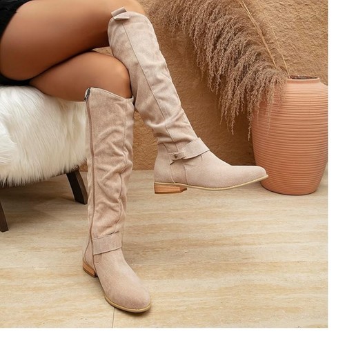 Stivali beige slouch - , al