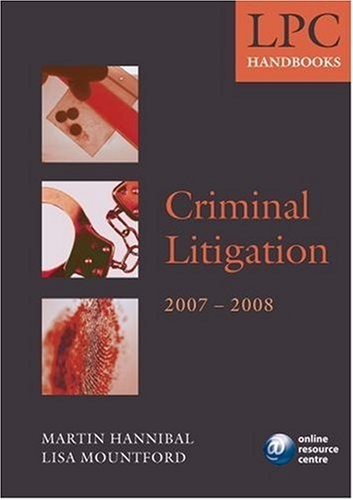 Lpc handbook criminal - handbook,