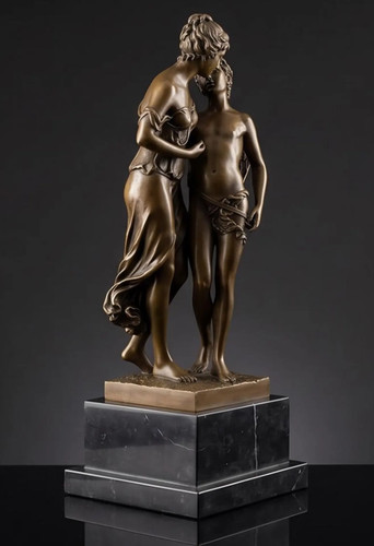 Statua cupido bronzo - cupido, angelo
