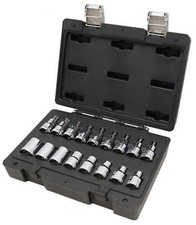 Beta Utensili 923E-FTX/C17 Chiavi bussola 17pz Torx maschio femmina Action