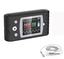 Saturimetro Palmare Uso Professionale Sonda Adulti Monitoraggio Continuo SAT-500