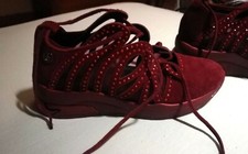 SNEAKERS GLAMOUR IN ECOPELLE SCAMOSCIATA ROSSO GRANATA LIU JO