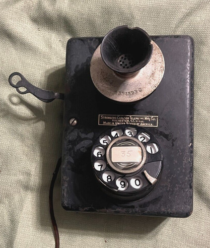 Antico telefono parete - telefono, da