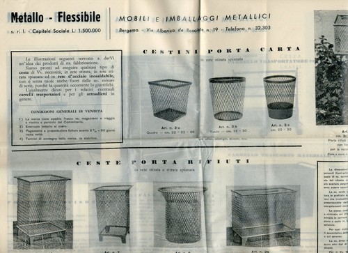 Bergamo 1950 metallo - bergamo, 1950-metallo