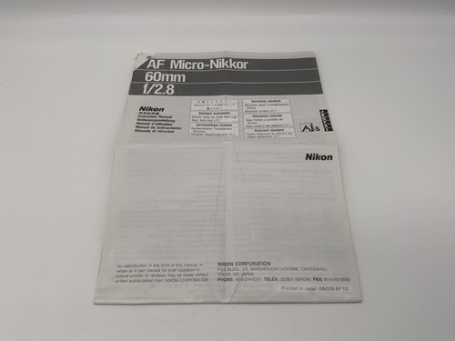 Nikon 60mm af micro - nikon,