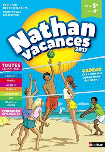 Nathan vacanza 2017 - 2017, 5ème