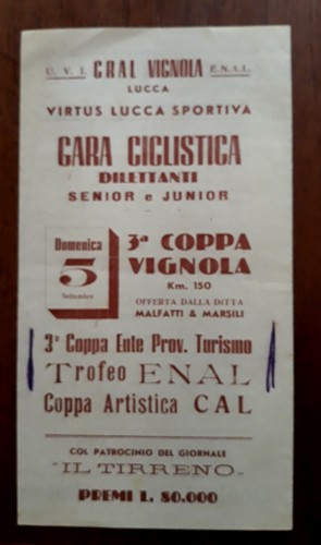 Lucca ciclismo trofeo - lucca,,