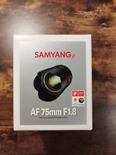 Samyang AF 75mm f1.8 obiettivo autofocus - attacco Sony FE.