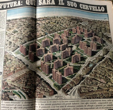 La Domenica del Corriere 11 1951 Le Donne + Ricche del Mondo rara cartina Milano