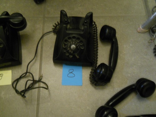 Telefono antico bachelite - in,