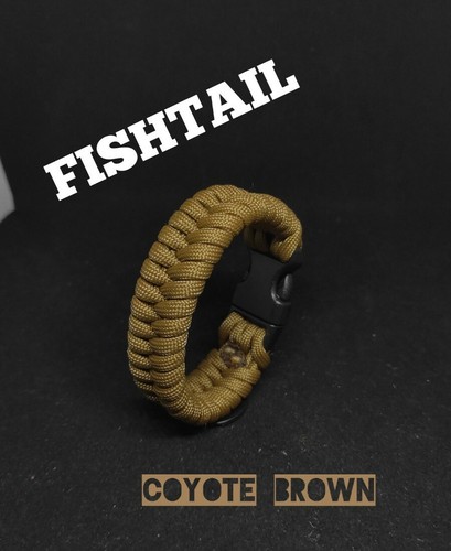 Bracciale paracord fishtail - bracciale,