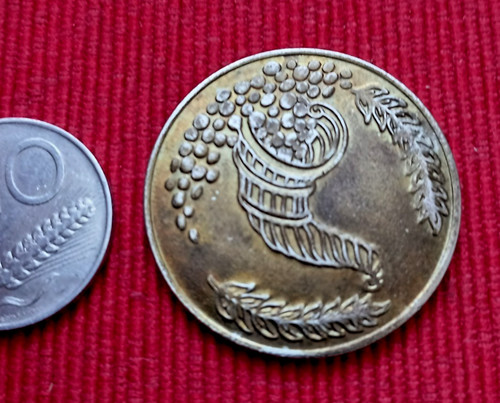 Cornucopia gettone coin porta - cornucopia,