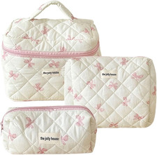 3 Pezzi Borsa Porta Trucchi