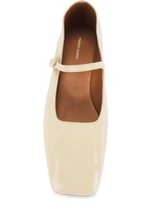 Scarpe donna Mansur Gavriel ballerine in pelle verniciata Mary Jane TG 8,5 US NUOVE