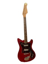 Chitarra elettrica vintage Teisco Top Twenty anni 60/70, Redburst, made in Japan