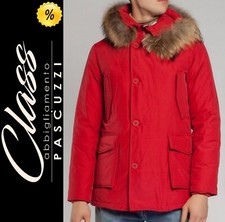 FREEDOMDAY parka Uomo Mod. NEW CAMPIGLIO (Red) imbottito in piuma (-50%)