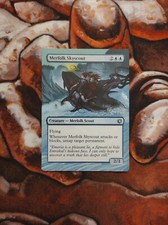 Magic the Gathering Merfolk Skyscout Hand Painted Unique Custom MTG Alter