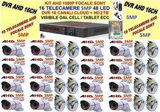 KIT 1080P VIDEOSORVEGLIANZA