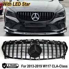 Black Grille LED Emblem Front