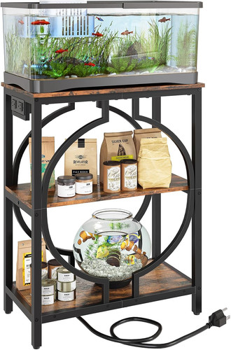 Supporto per acquario rustico