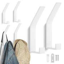 6 Pezzi Appendiabiti da Parete Moderno Attaccapanni da Muro Design Ganci