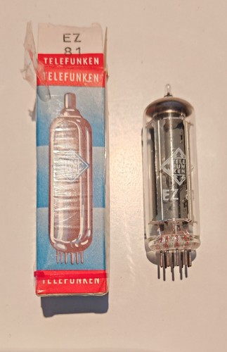 Lampe tube ez81 telefunken - tube,