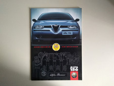 Depliant brochure Alfa Romeo 156 berlina - Auto dell'Anno - 08/1998