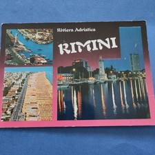 RIVIERA ADRIATICA RIMINI - CARTOLINA  A COLORI VIAGGIATA SPEDITA