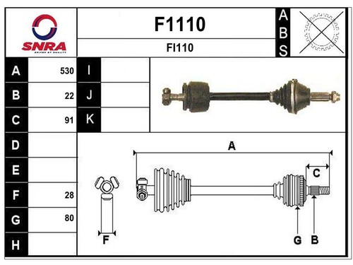 Albero motore fiat 127 - albero,