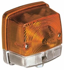 FANALE FRECCIA DX SX E LUCE POSIZIONE TRATTORE MOTOAGRICOLA 84X83 CON LAMPADINE