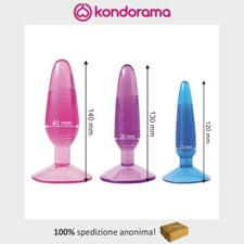 Set 3 misure anal plug