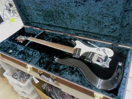 Mosrite black custom t - custom,