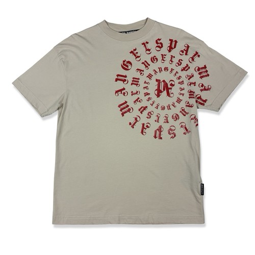 Palm angels shirt uomo beige - angels,