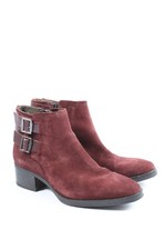 PAOLA FRANI Stivaletto con zip Donna Scarpina di lana Taglia IT 37 rosso