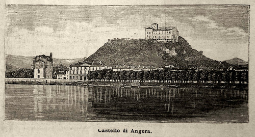 1892 castello angera veduta - 1892.castello, angera..veduta