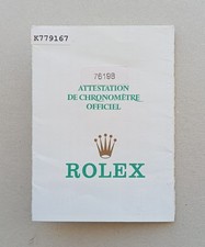 ROLEX Guarantee Warranty