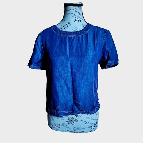 Top zara denimwear blu - zara,