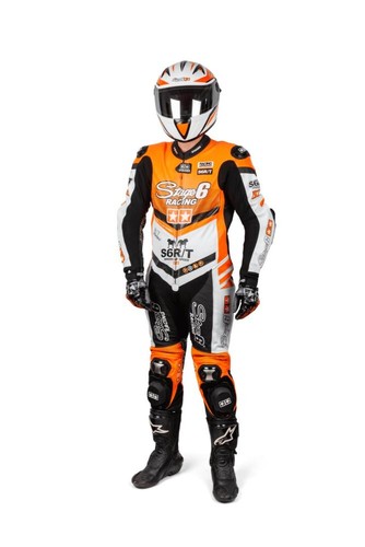 0854 tuta moto in pelle - s6-0854/56,