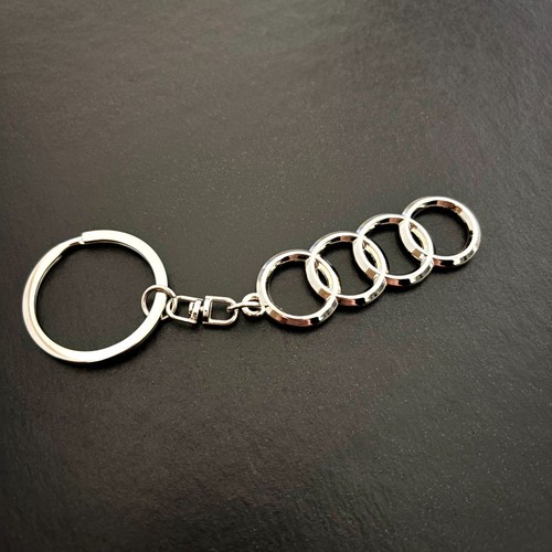Porte clés audi métal chrome - métal,
